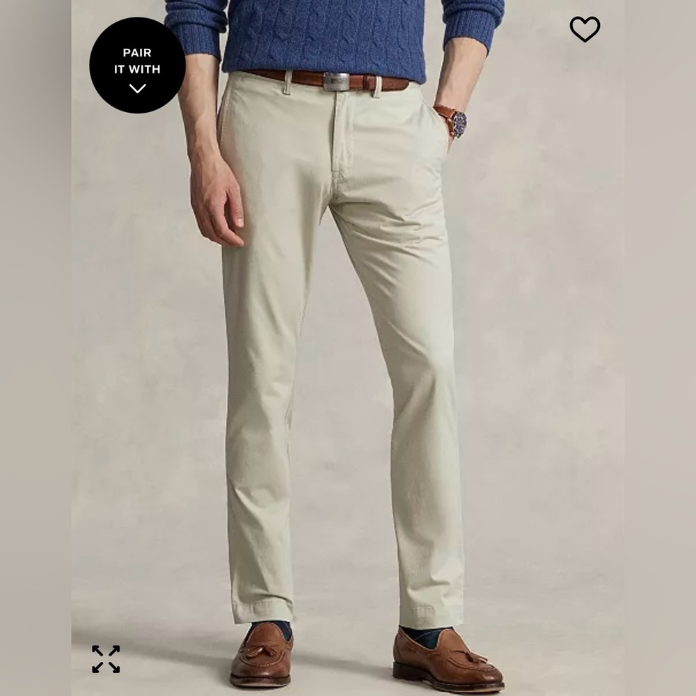 Men's Slim-Fit Stretch Chino Pants